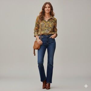 Ralph Lauren Paisley Cotton Button-Down Shirt